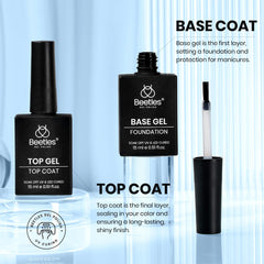 Beetles nail primer bottle enhancing stickiness for longer-lasting wear.