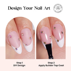 Beetles Nail Remover 20ml enables easy at-home removal.