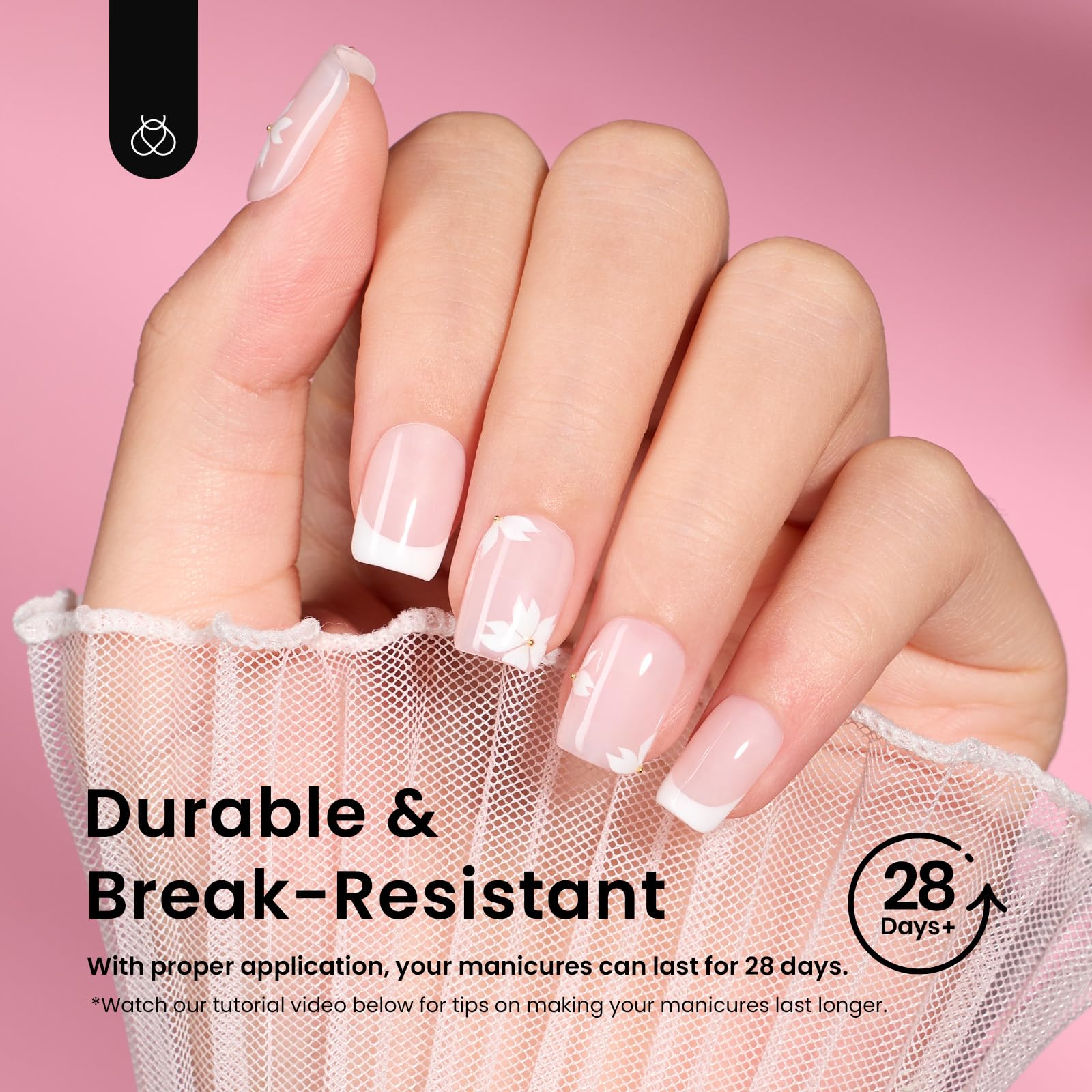 Beetles square tips ideal for salon or at-home nail art sessions.