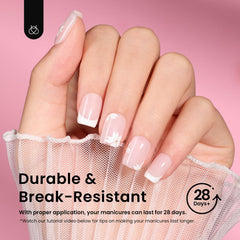 Beetles square tips ideal for salon or at-home nail art sessions.
