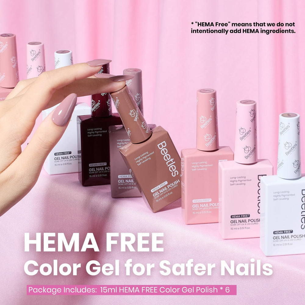 Beetles Neutral Gel Polish close-up of shade 02, versatile nude brown.