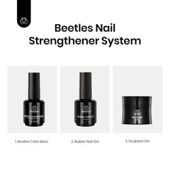 Beetles Nude Base Gel no top coat needed for simple at-home manicure