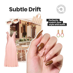 Beetles Nude Nail Polish Set with glossy finish for salon-like shine.