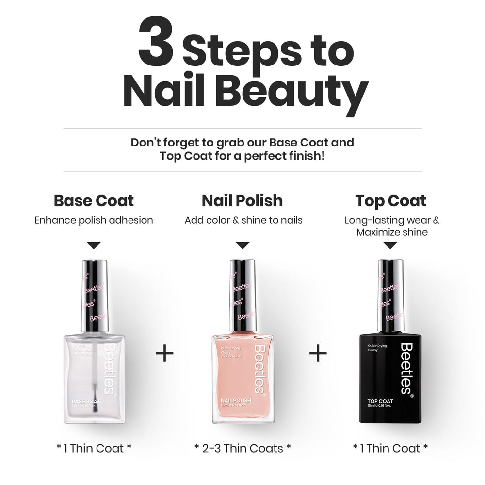 Beetles Nude Nail Polish Set delivers salon-quality look at home.
