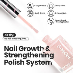 Beetles Nude Nail Polish Set Coconut Mousse shades closeup for chic looks.
