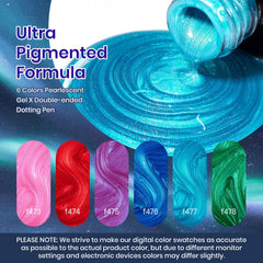 Beetles Pearl Gel Polish purple swirl for bold, iridescent nails.
