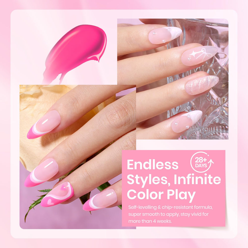 Beetles Nude Pink Gel Polish swatch offers subtle, smooth coverage for refined nails.