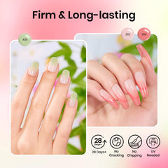 Beetles Poly Extension Gel Texture Demo: easy shaping for beginners.
