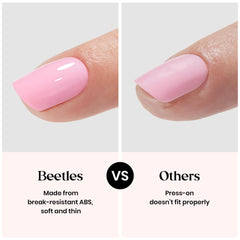 Beetles Press On Nails Kit nail file 100/180 for precise shaping