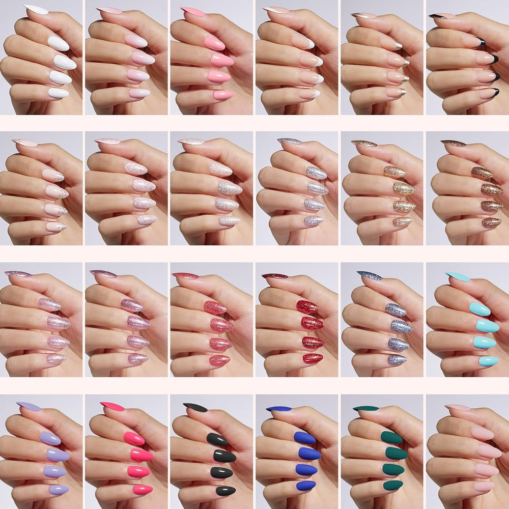 Beetles Press On Nails: short almond nails for natural look