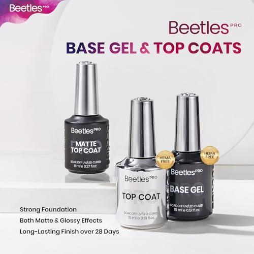 Beetles PRO gel art paints close-up for crisp nail art.