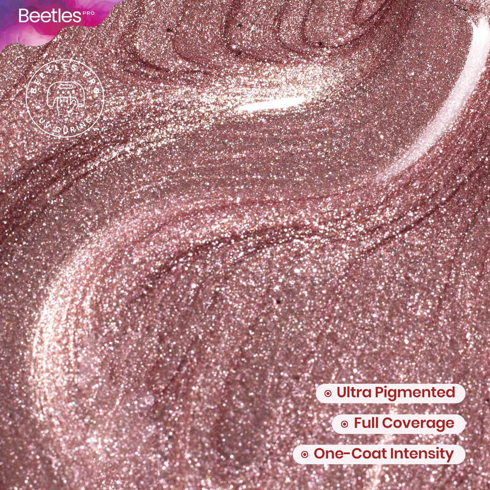 Beetles Pro full-coverage swatch demonstrates even color in a single stroke