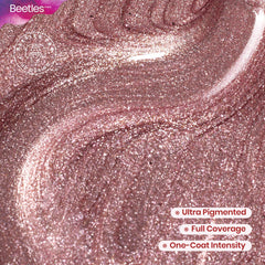 Beetles Pro full-coverage swatch demonstrates even color in a single stroke