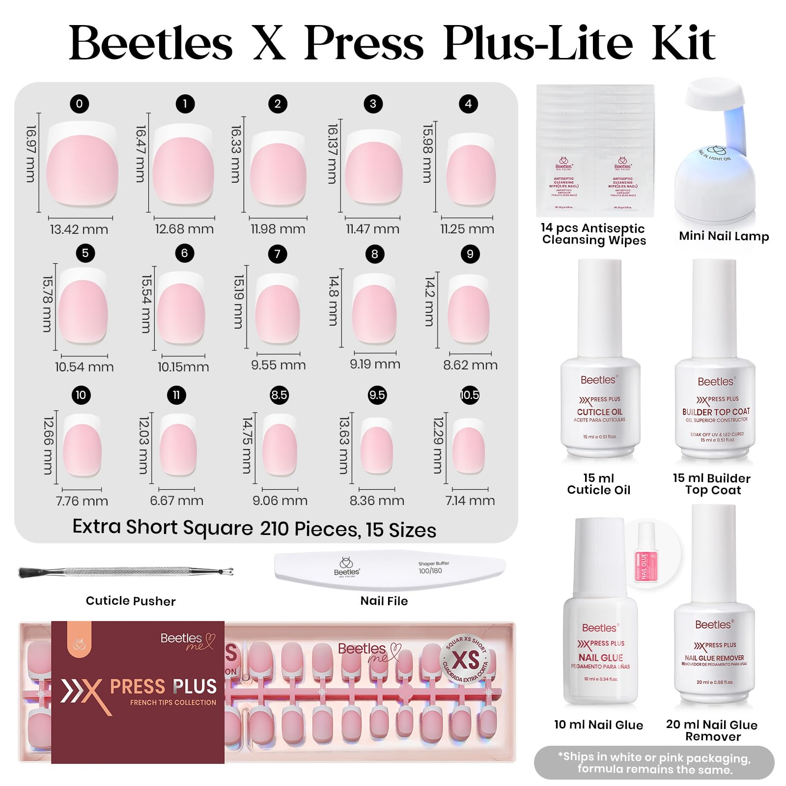 Beetles quick-dry nail glue provides strong hold