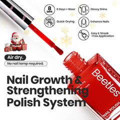 Beetles Gel Polish bright red shade ideal for bold looks and everyday wear.