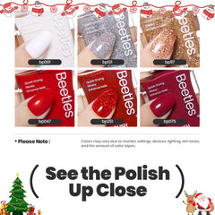 Beetles Gel Polish closeup bottle for accurate color and smooth application.
