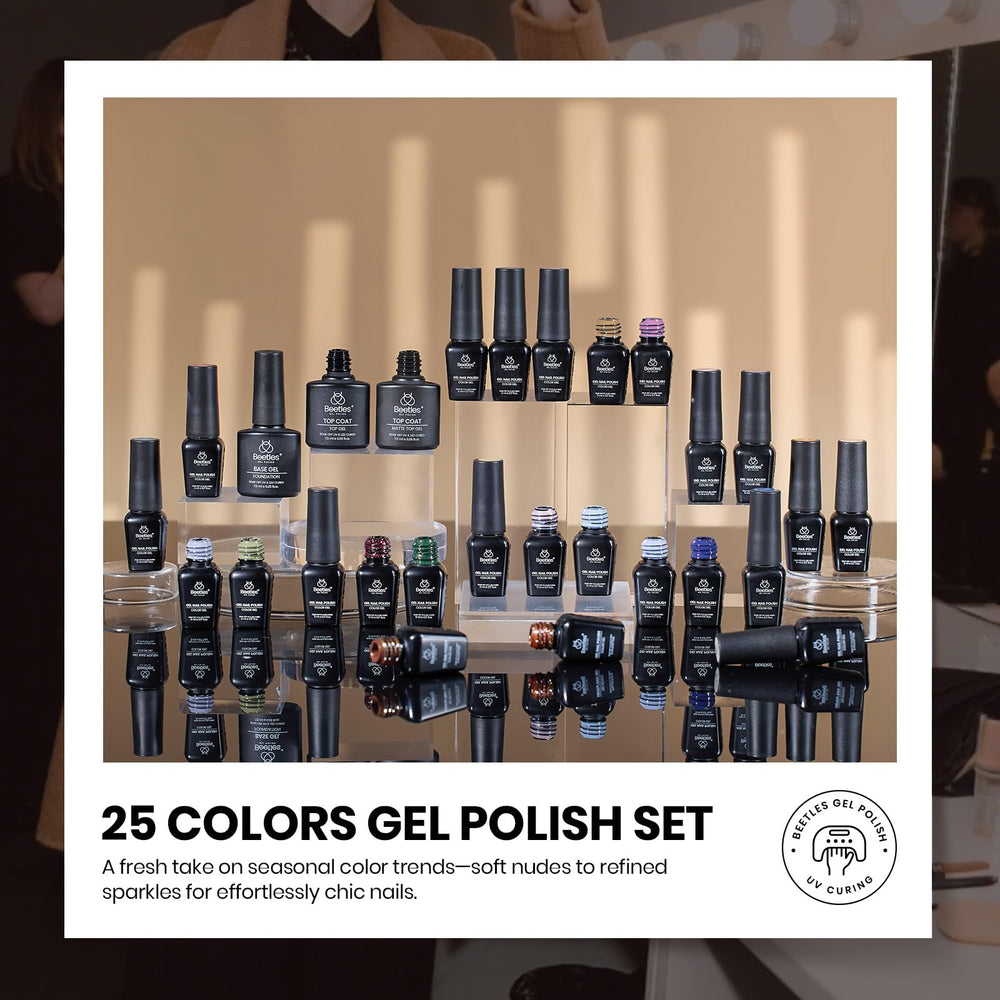 Beetles Retro gift set appealing to nail lovers on holidays and birthdays.