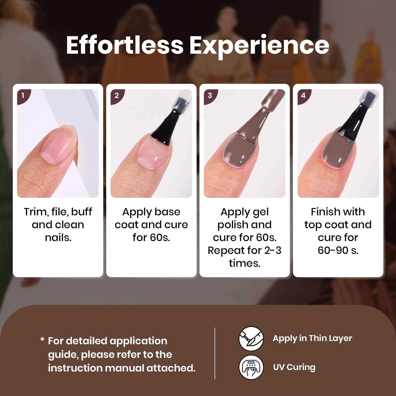 Beetles Retro nails at home with long lasting color and shine.