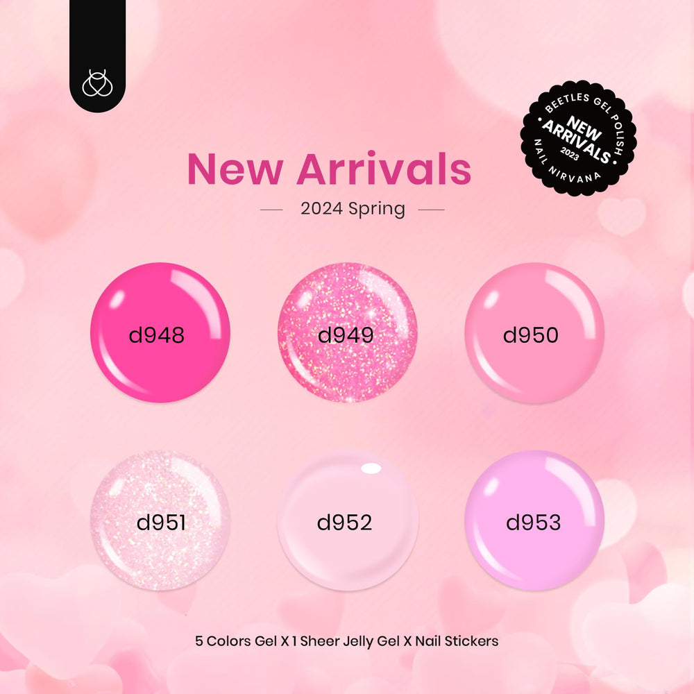 Beetles rose pink gel shade creates elegant, everyday nail looks.