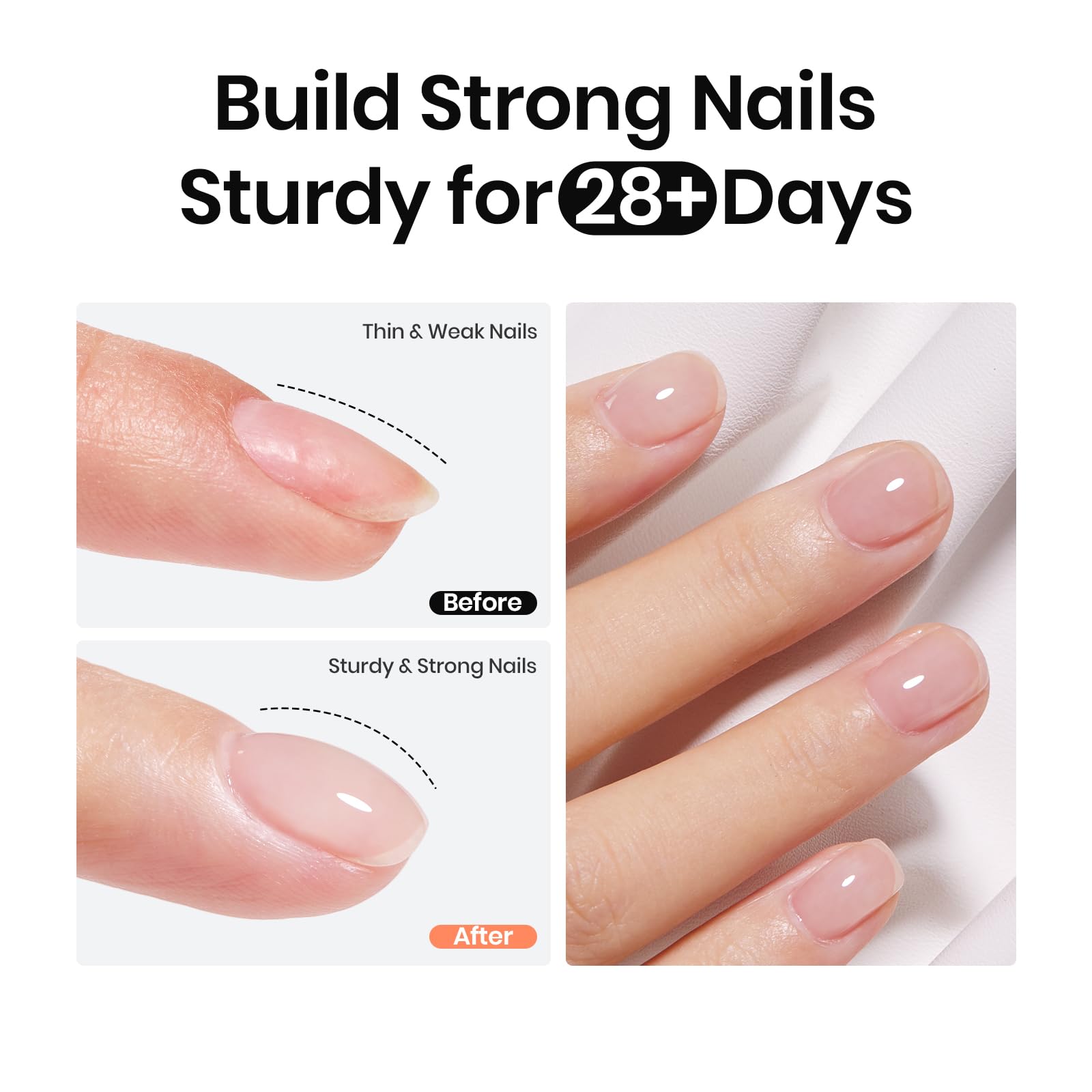 Beetles Rubber Base 15ml self-leveling formula ensures smooth gel application.