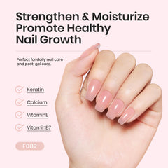 Low-odor, cruelty-free Beetles gel protects natural nails while delivering color and strength.