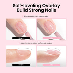 Beetles Rubber Base Gel offers chip resistant, long lasting shine on nails