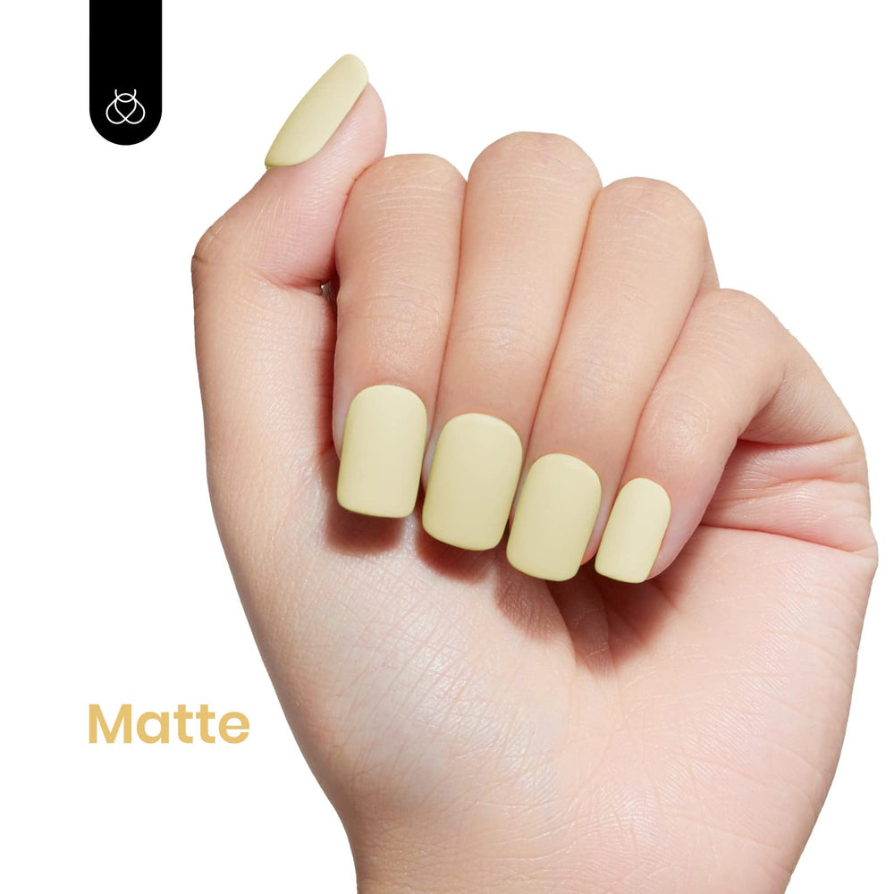 Beetles spring pastel nails on fingertips for everyday wear