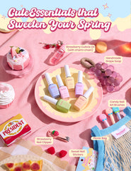 Beetles Taste of Spring strawberry scented cuticle oil and charm