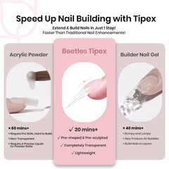 Beetles Tipex 16-size options provide a natural, secure fit.
