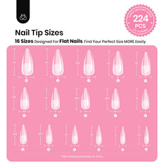 Beetles Tipex 16 sizes pre-shaped tips for precise, comfortable fit.