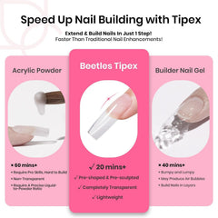 Beetles Tipex hands-free glue makes application clean and precise.