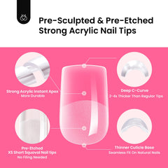Beetles Tipex nail file included for shaping and prep