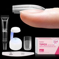 Beetles Tipex Instant Apex Nail Tips Kit for strong extensions.