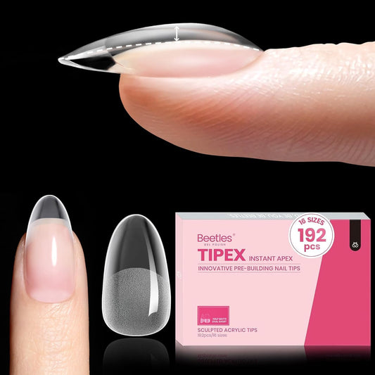 Beetles Tipex Instant Apex tips assembly close-up for precise fit and strong hold