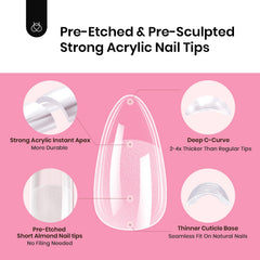 Beetles Tipex kit in-use for quick at-home extensions.