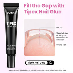 Beetles Tipex Lite Apex ideal for flat nails and natural beds.