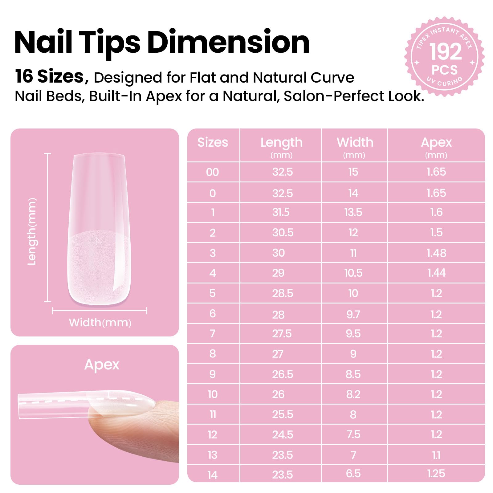Beetles Tipex Lite base coat for long-lasting nail enhancements.