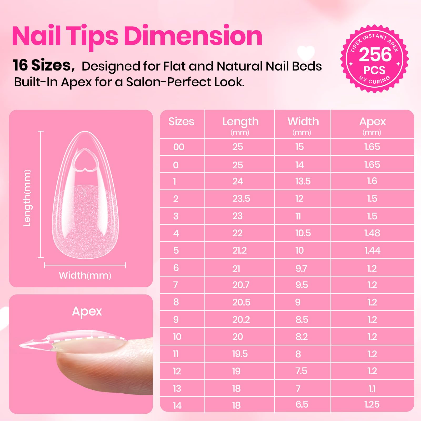 Beetles Tipex Lite Valentine’s day nail design for romantic looks