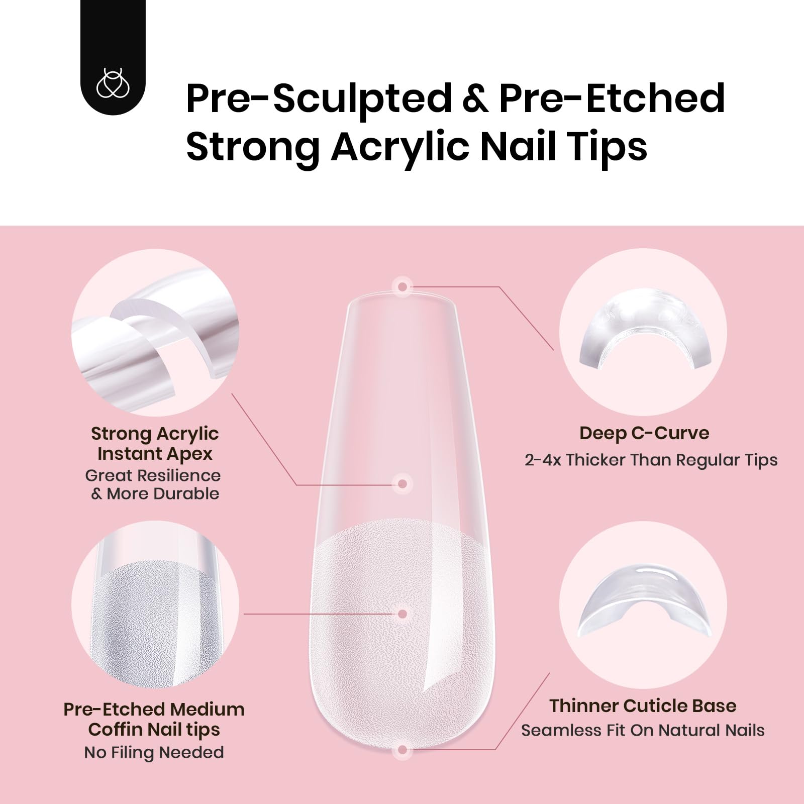 Beetles Tipex nails can last up to three weeks with proper glue.