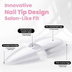 Beetles Tipex Nail File included for prep and shaping