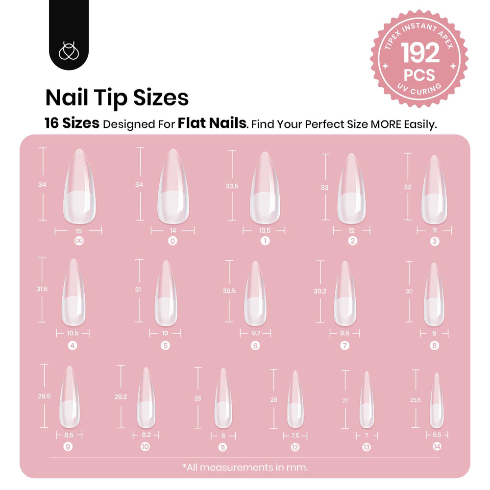 Beetles Tipex pre-built etched tips delivering built-in apex and structure.