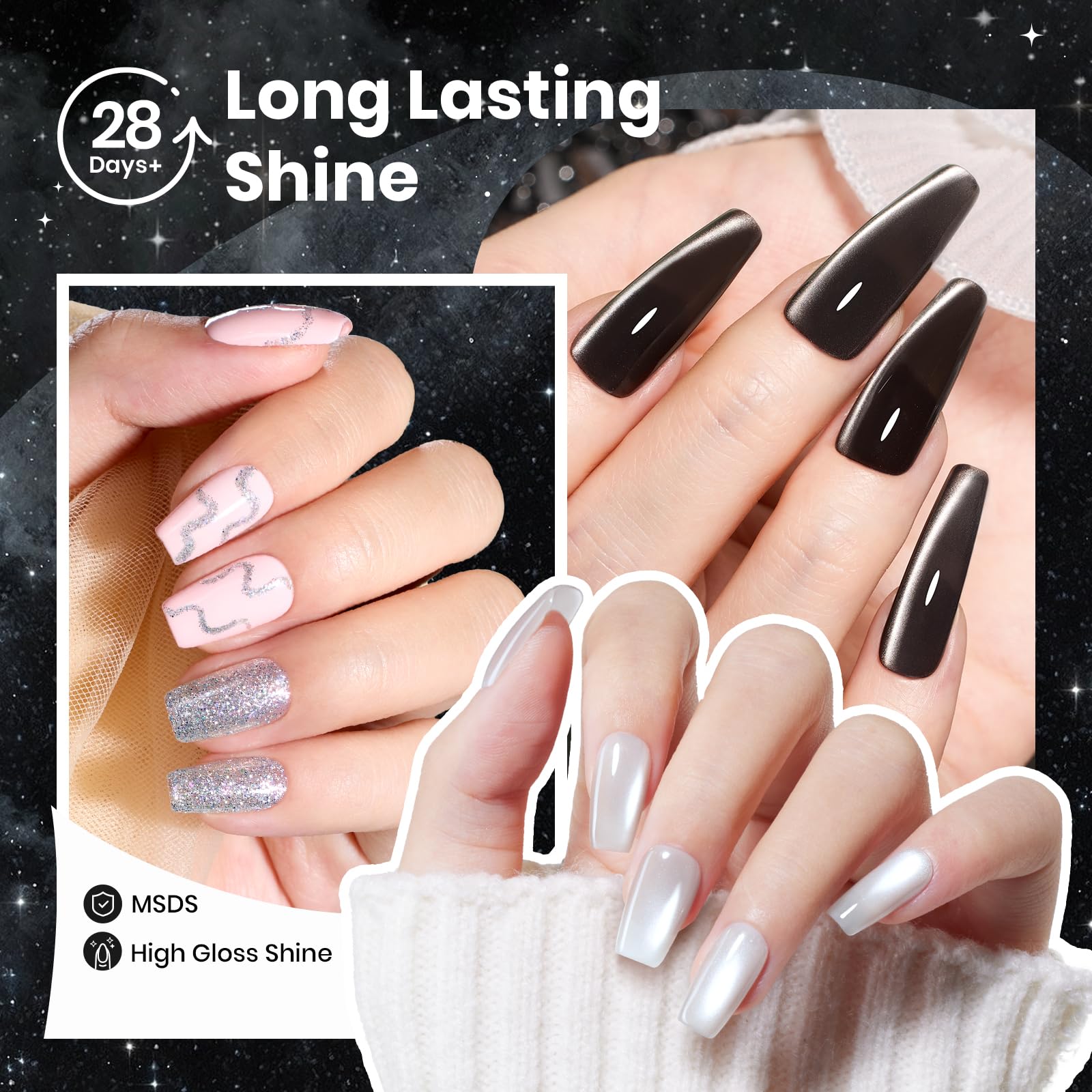 Beetles Twilight Gleam top coat finish for durable shine