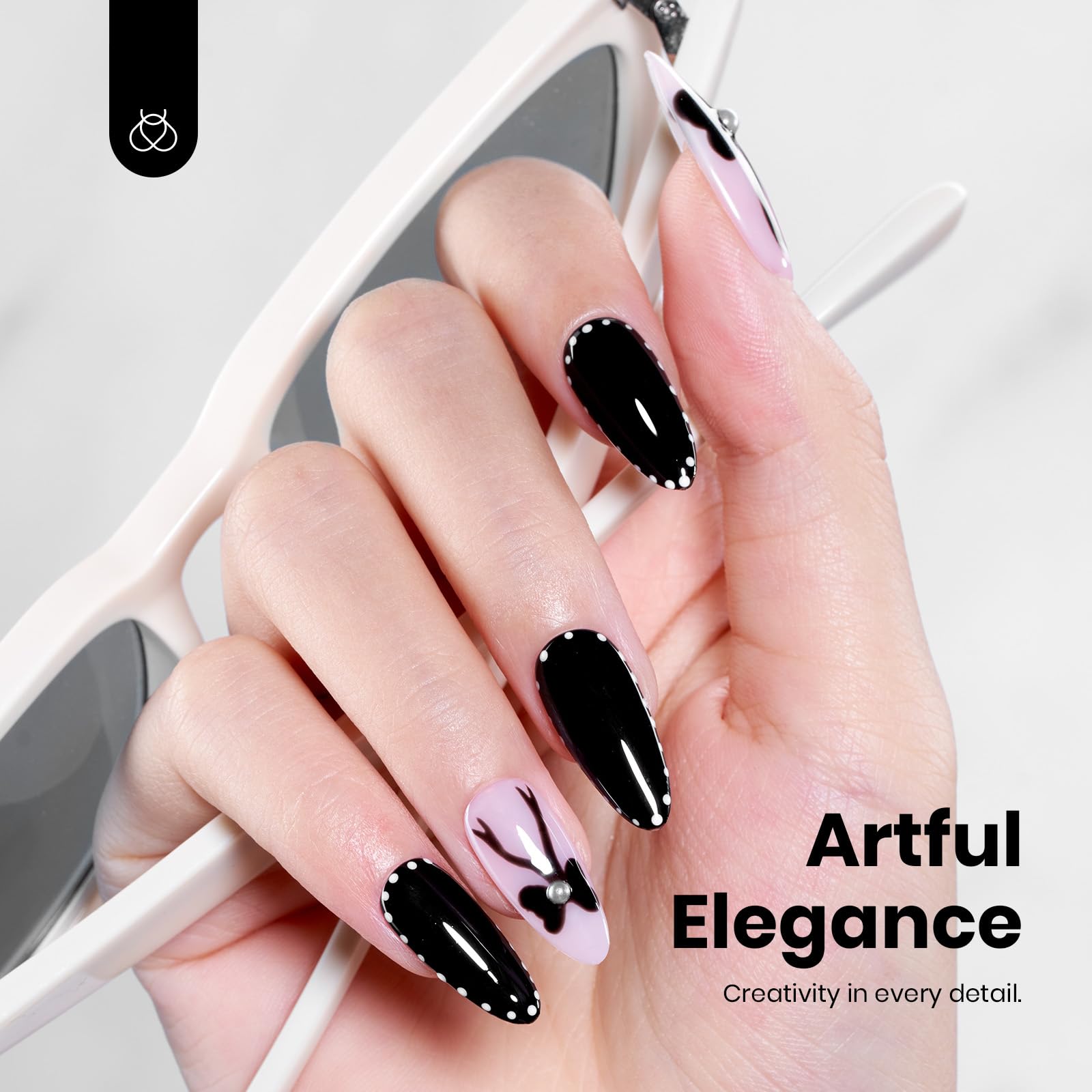 Beetles UV LED lamp cures gel polish in 90–120 seconds.