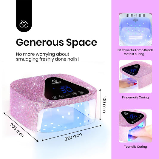 Beetles UV LED nail lamp with four modes for versatile curing