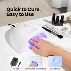 Beetles UV Nail Lamp top view highlighting even light distribution for flawless finishes
