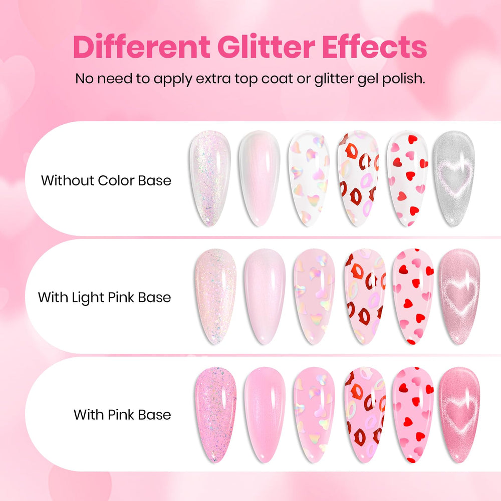 Beetles cat-eye top coat creates shifting color bands