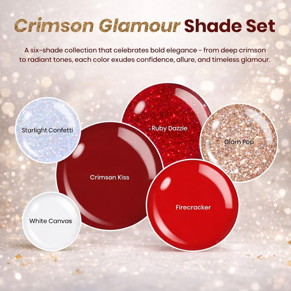 Beetles Valentines crimson gloss polish swatch for bold date-night looks