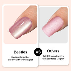Beetles X Press Cat Eye Nails 16 sizes for a precise, comfortable fit.