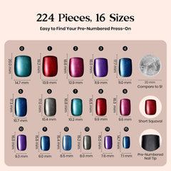 Beetles X Press Cat Eye Nails on-hand display showcasing wearable look.
