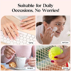 Beetles X Press Plus Cuticle Pusher and Nail File for precise prepping.